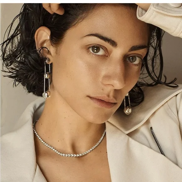 Elegant Silver Drop Earrings